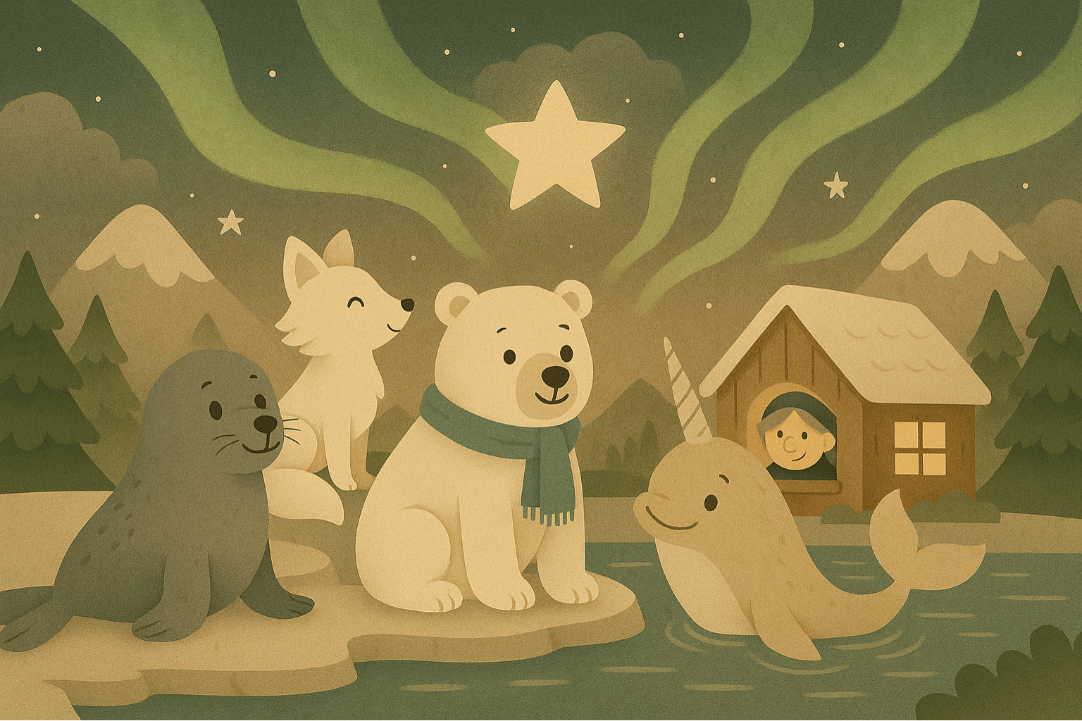 Arktische Tiere – „Nukka und der verlorene Polarstern“