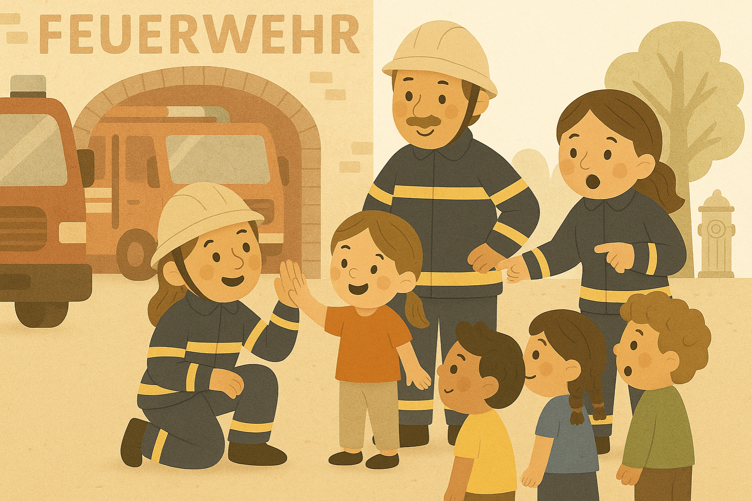 Berufe – „Lilly, die mutige Feuerwehrfrau“