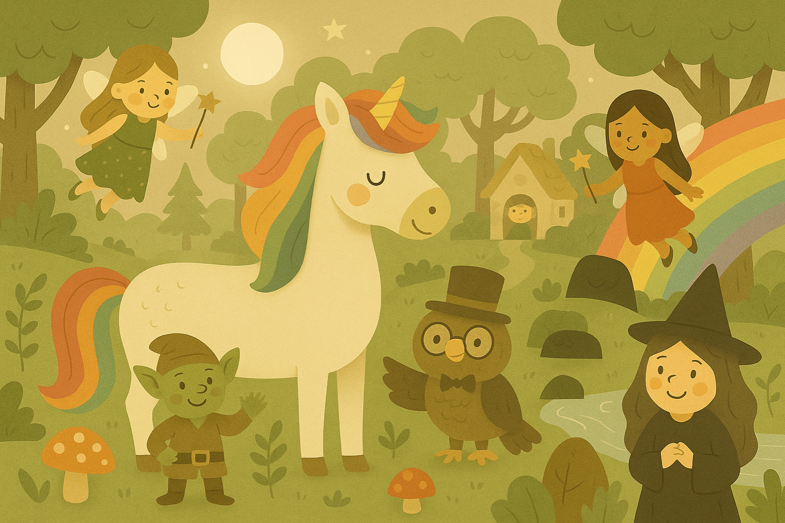 Der Regenbogenwald und das Geheimnis des Einhorns