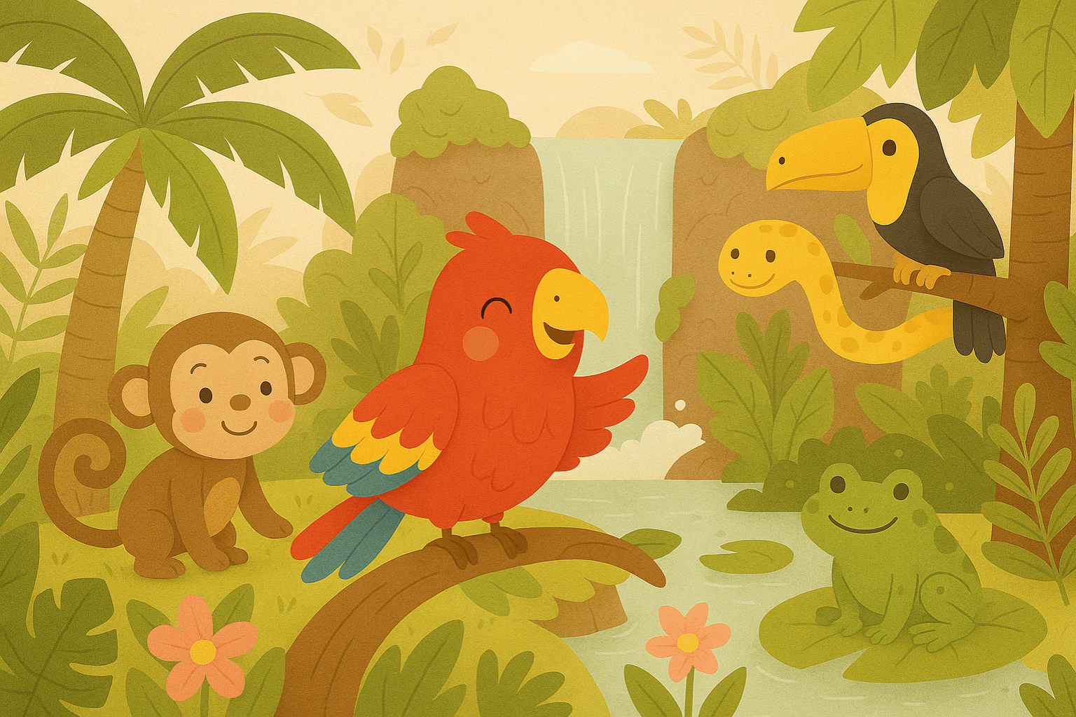 Exotische Tiere – „Kari im Regenwald“