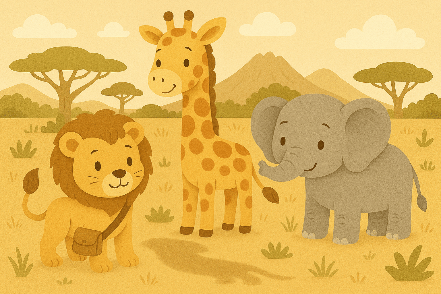 Safari-Tiere – „Leo und der verschwundene Schatten“