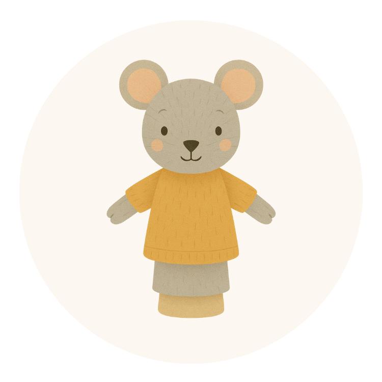 Handpuppen vom Maus