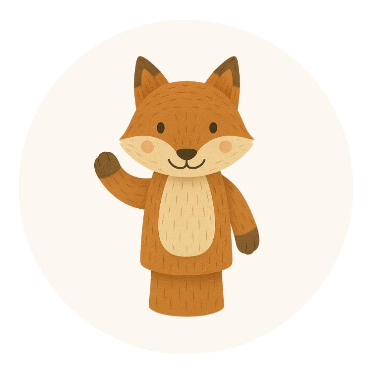 Handpuppen vom Fuchs