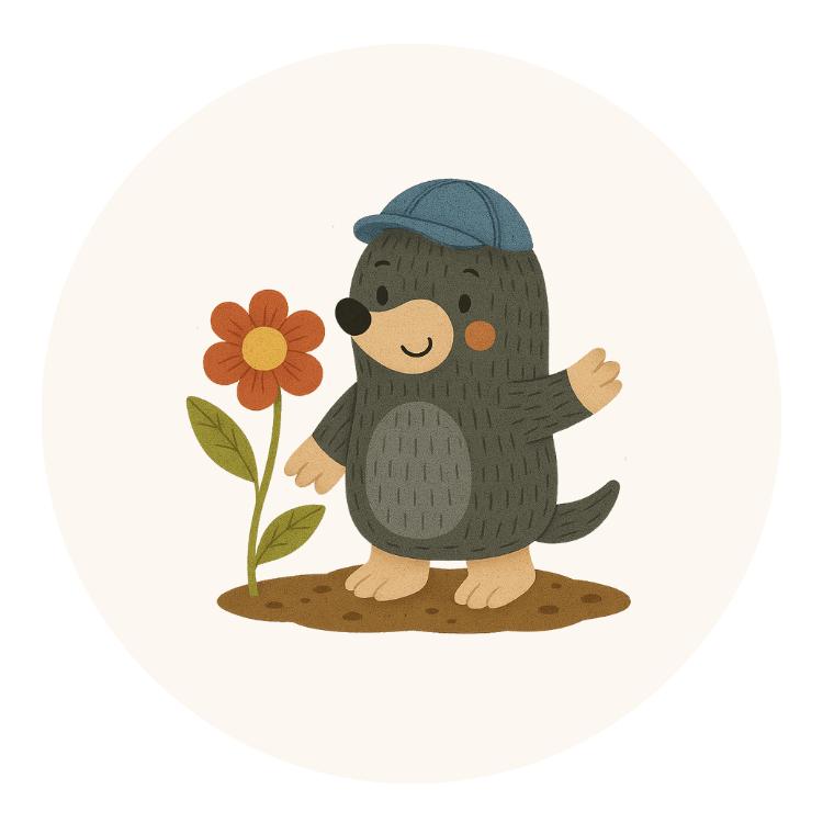 Der kleine Maulwurf Schlüsselanhänger