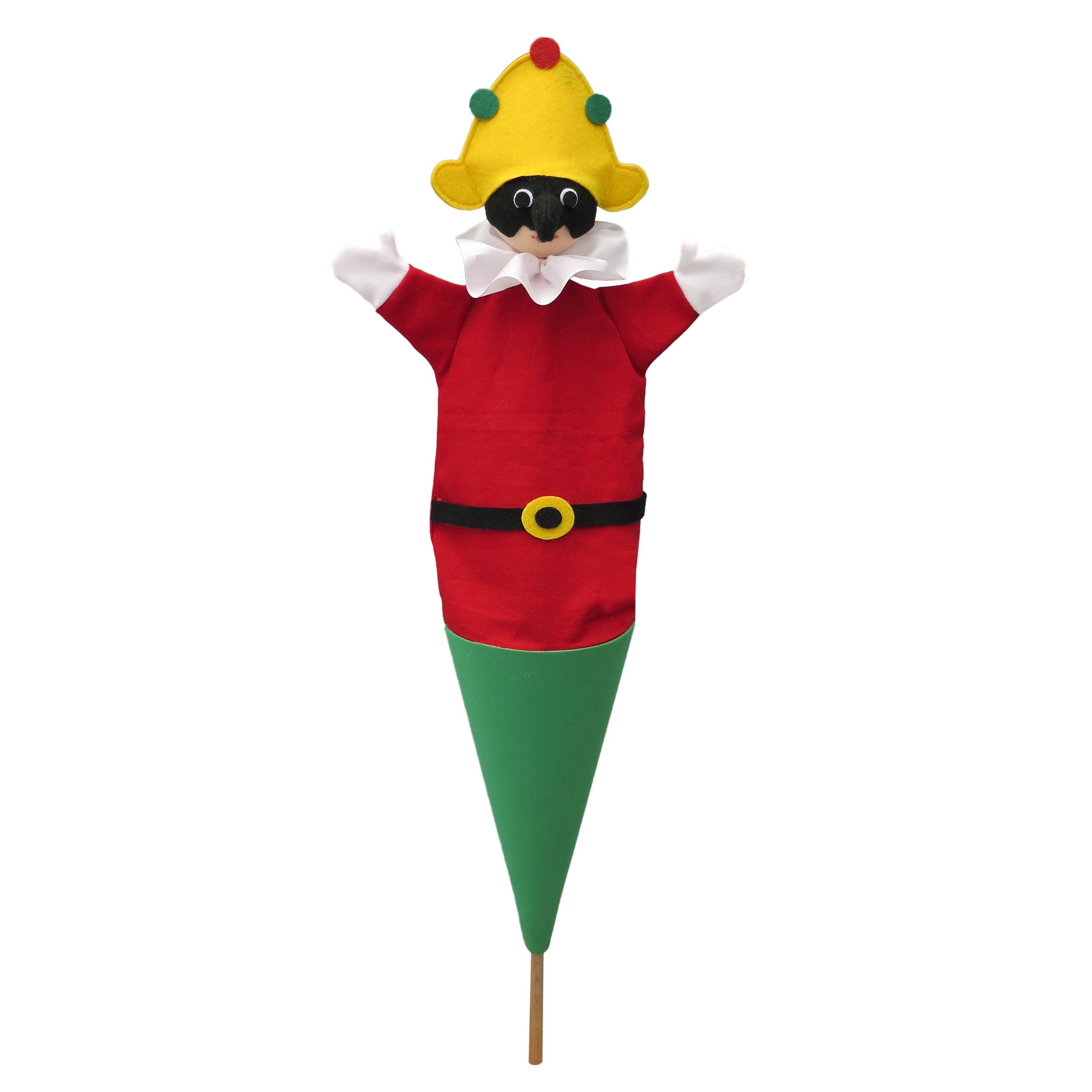 Tütenkasper / Tütenpuppen Polichinelle 58 cm, 11222A