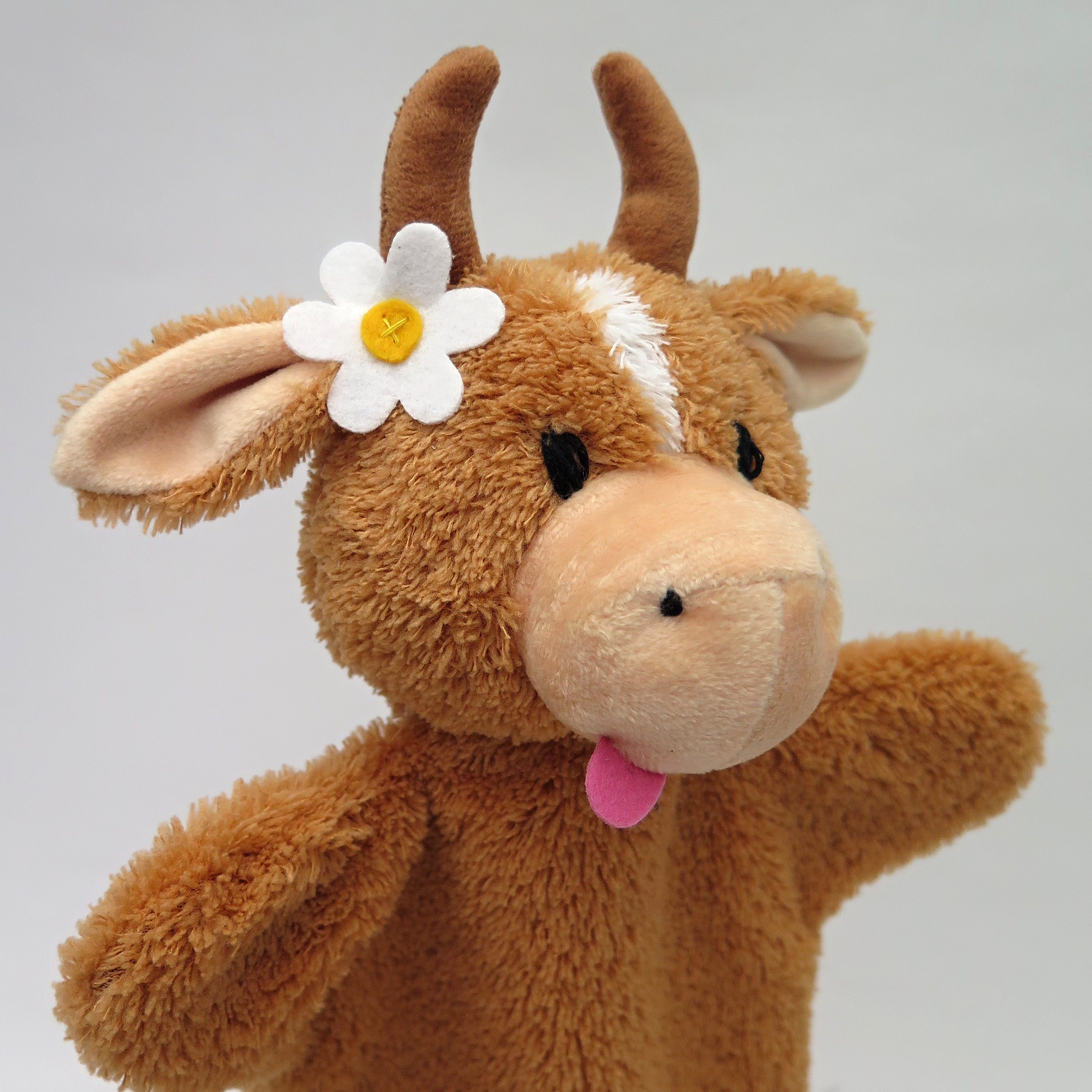 Handpuppe Kuh 28 cm, 20335A