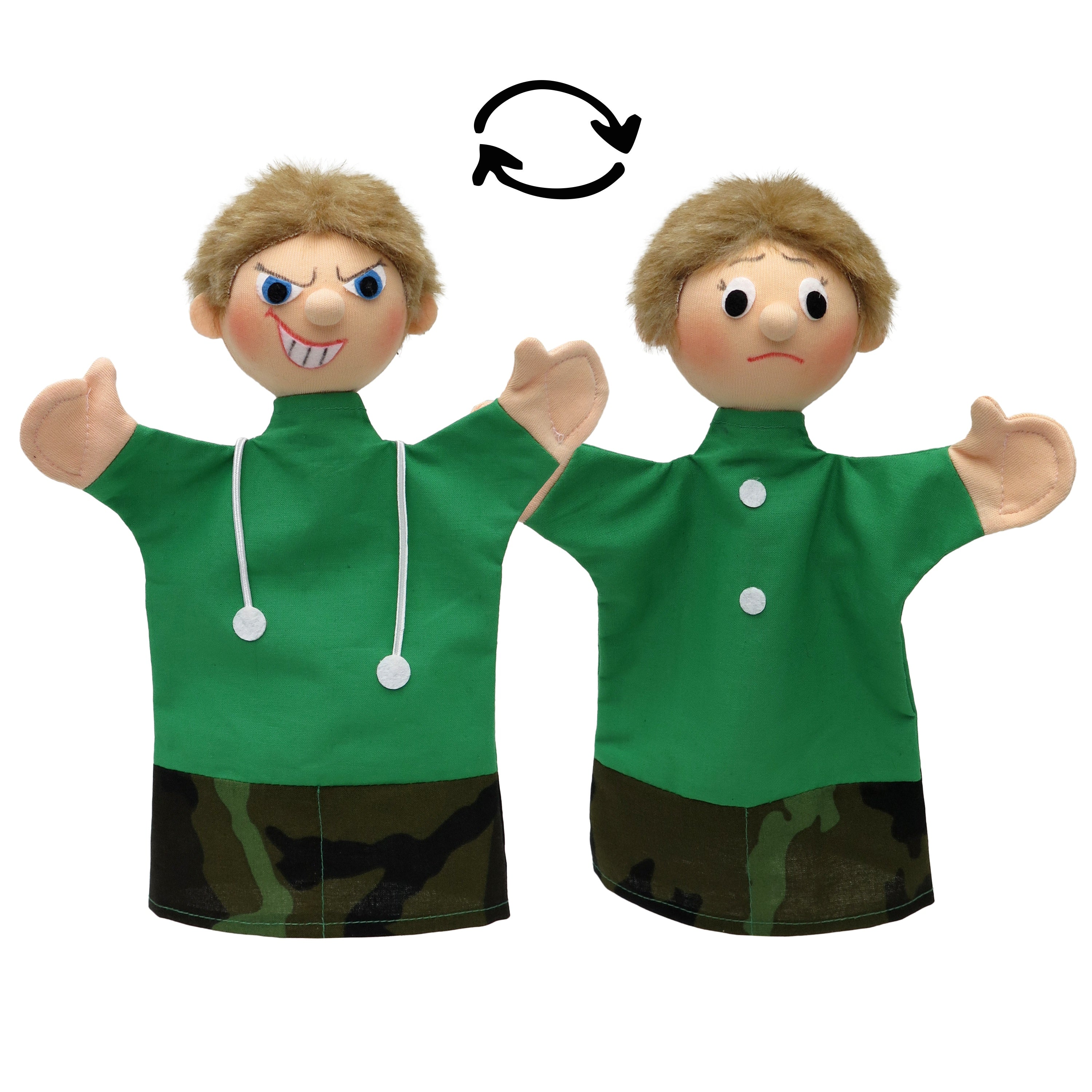 Handpuppe Böser Junge in 27 cm, 22648A
