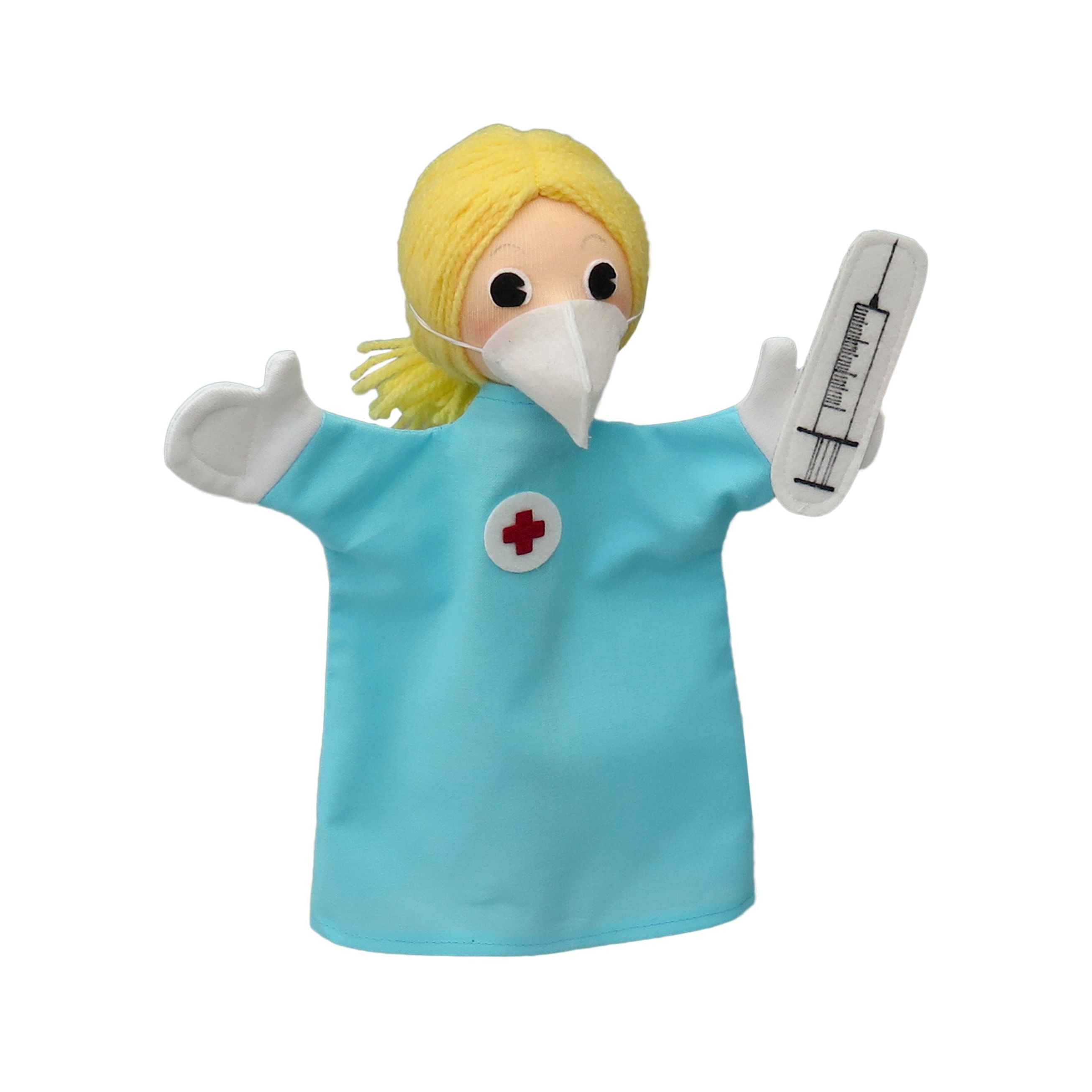 Handpuppe Krankenschwester 27 cm, 22892A