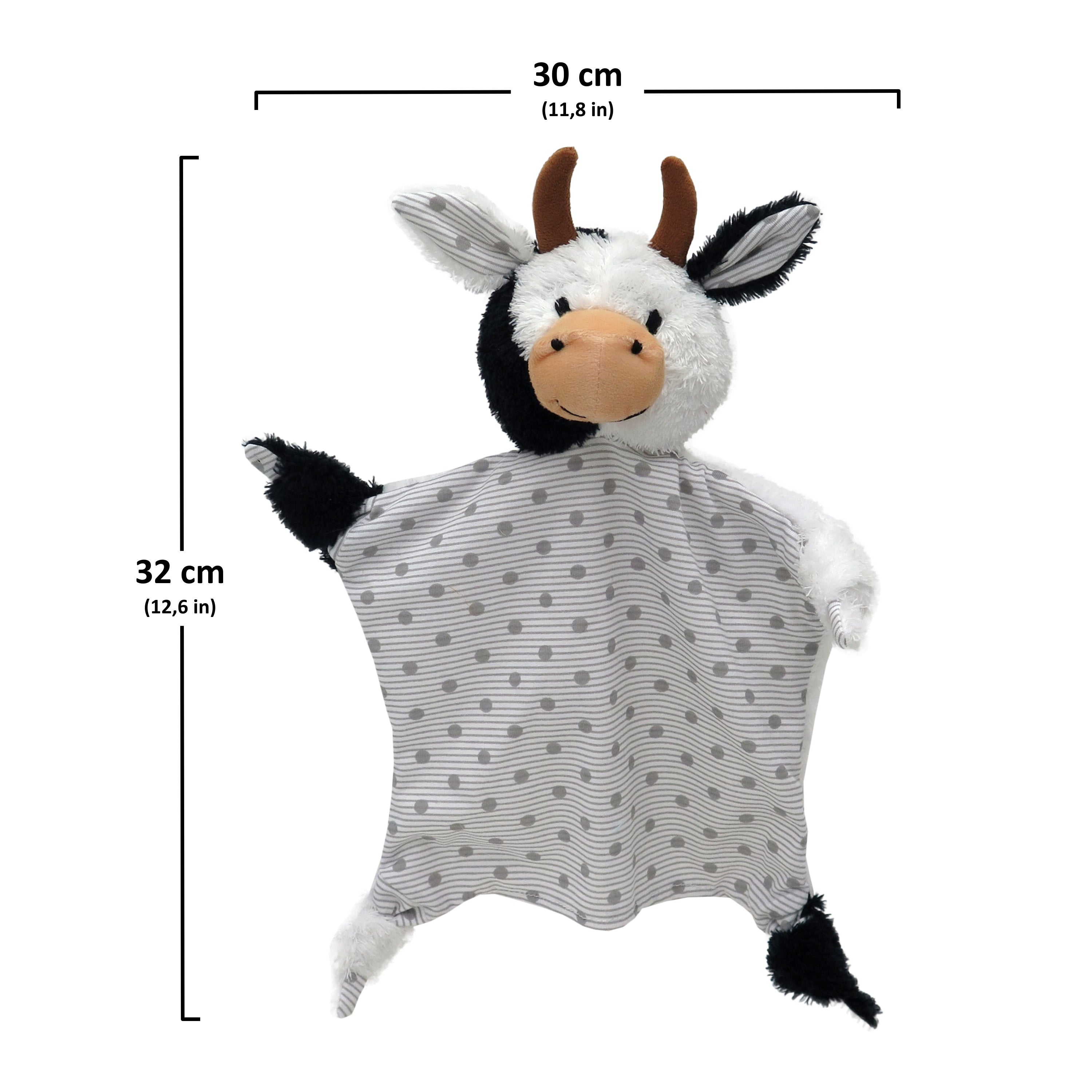 Mazlící hračka / muchláček kravička 38 cm, 23609A