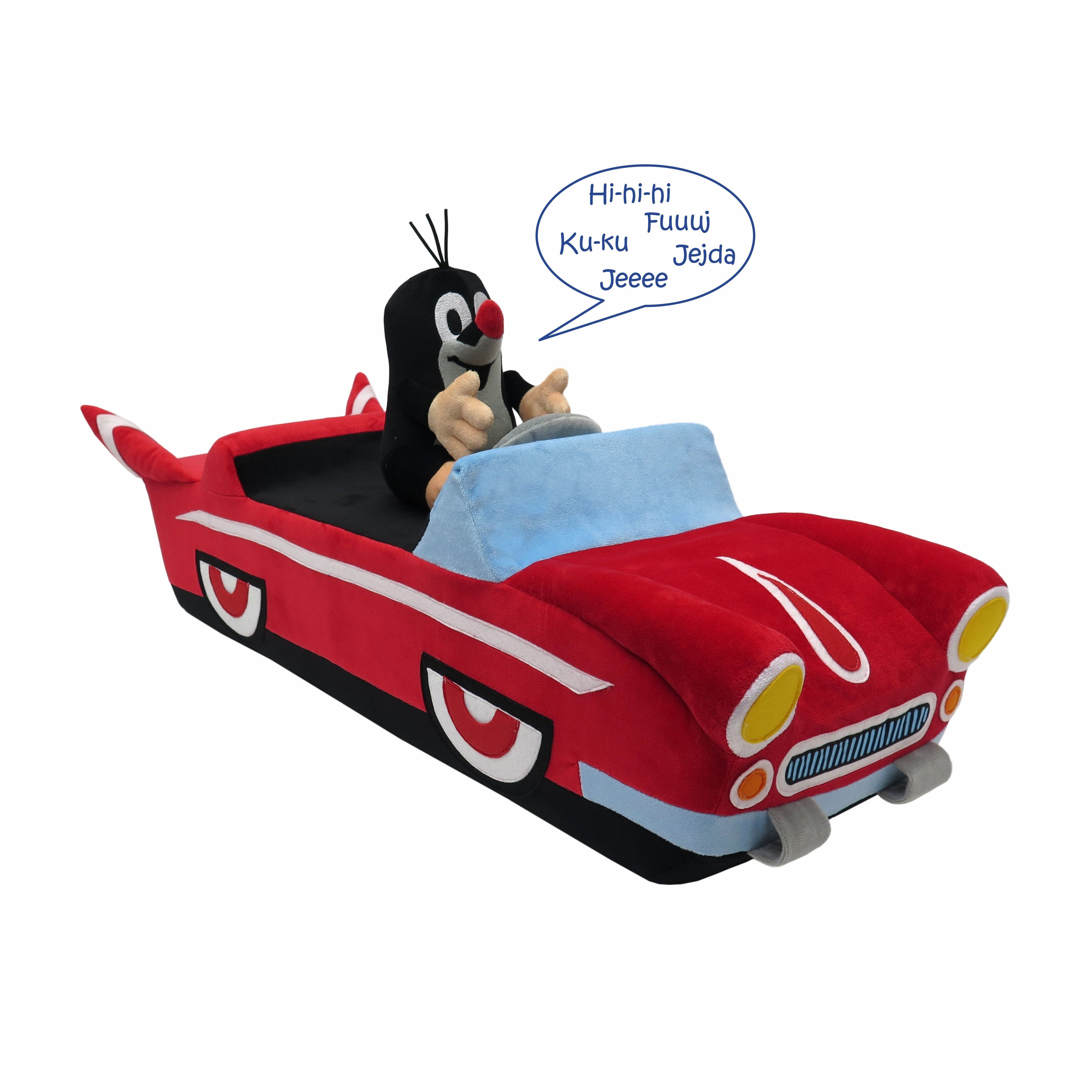 Kuscheltier Der kleine Maulwurf spricht und das Auto 19,0/15,0 cm, 34919A
