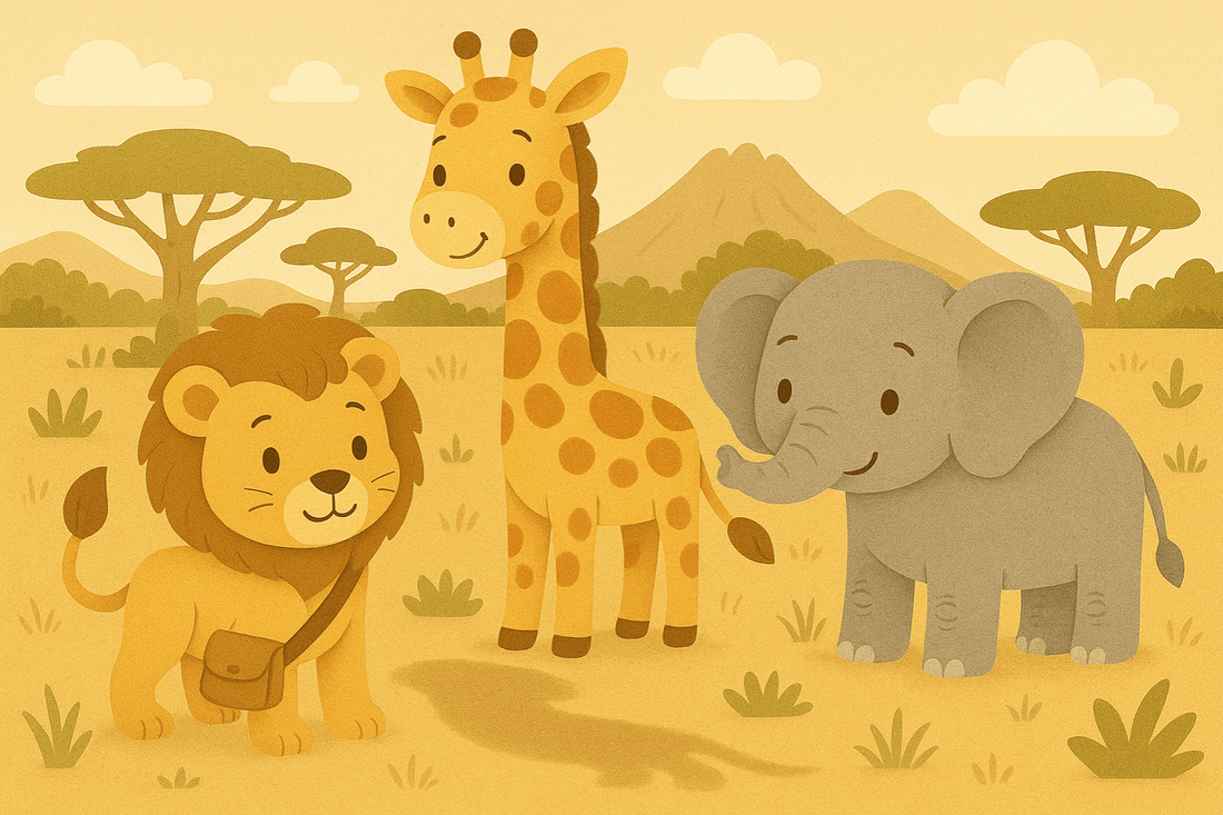Safari-Tiere – „Leo und der verschwundene Schatten“