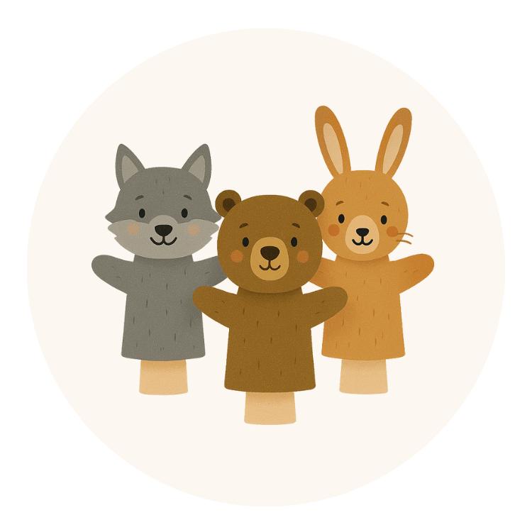 Handpuppen Tiere