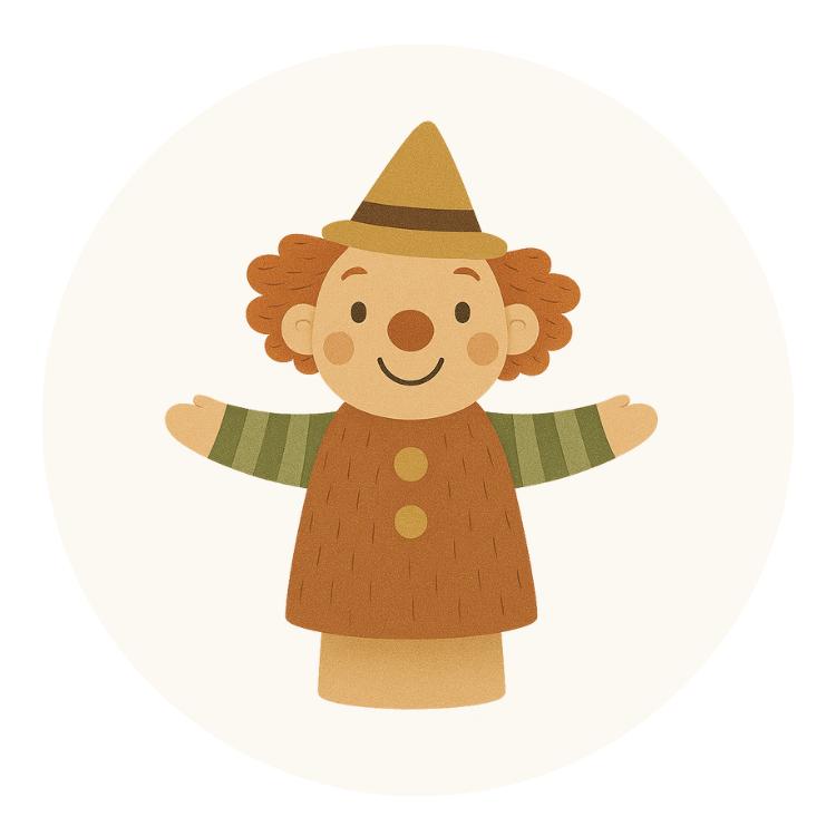 Handpuppen vom Kasperle