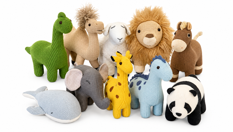 KNITTED PLUSHIES