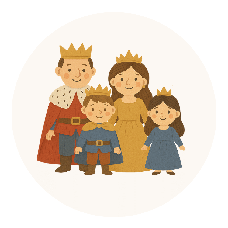 Die königliche Märchenfamilie