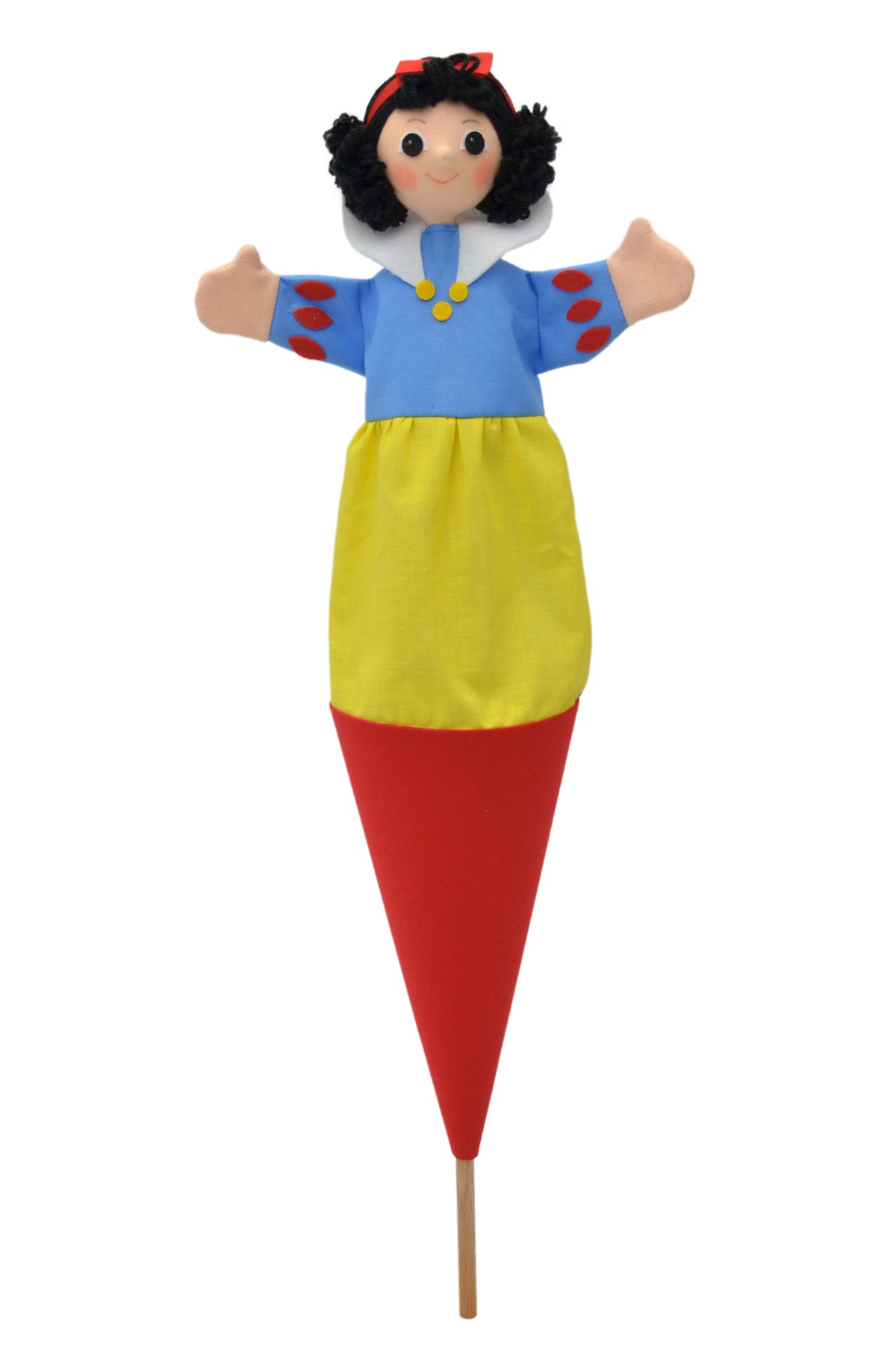 Pop-up Puppet Snow White 54 cm, Multicolour Pop-up Puppet - Pintado & Lacado