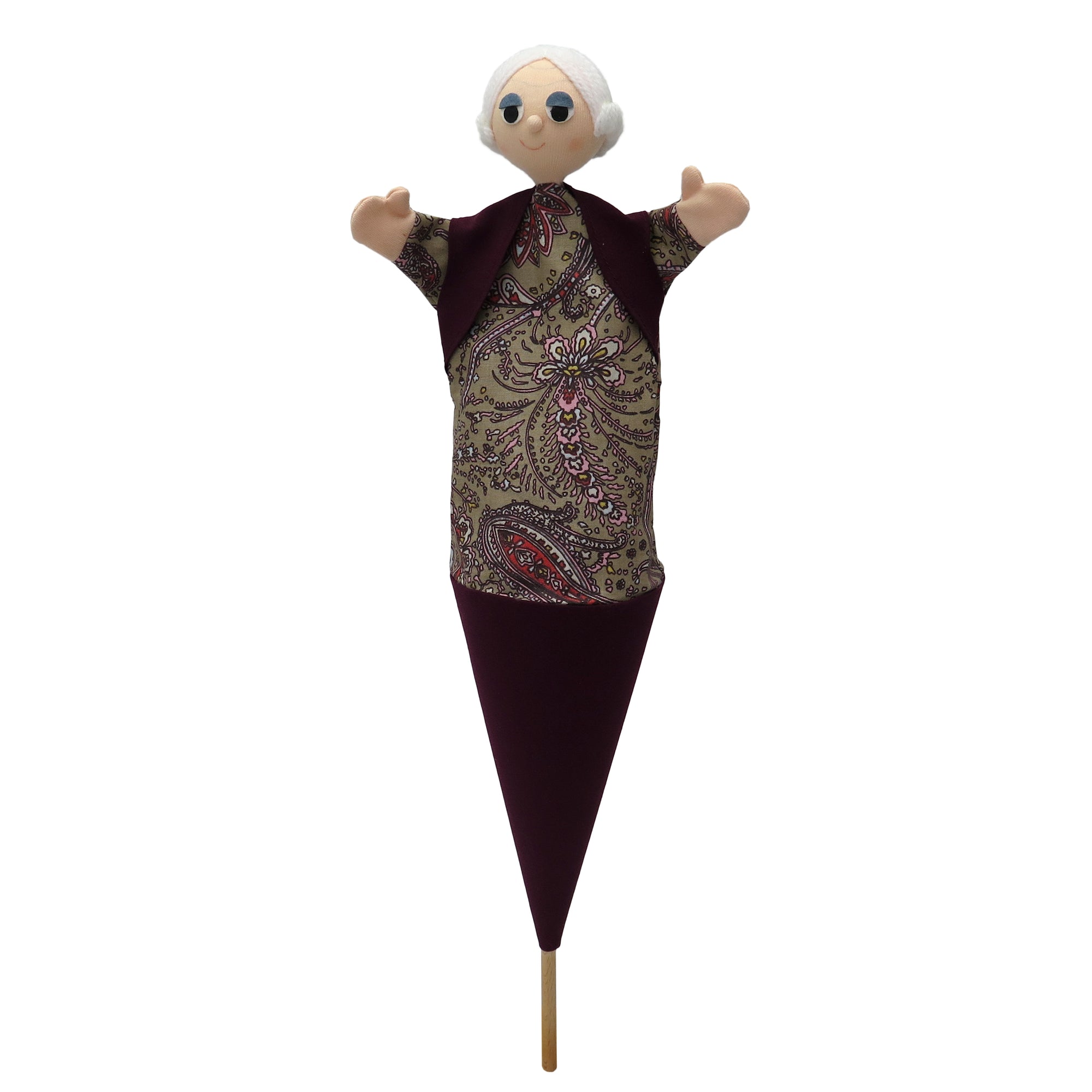Kornoutová loutka Babička 55 cm