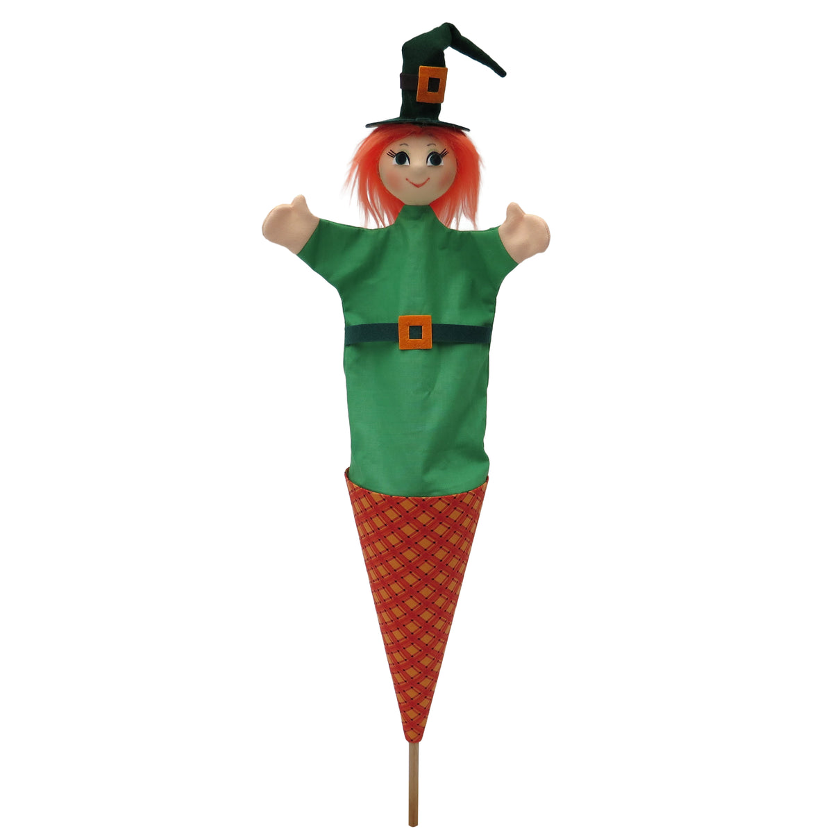 Pop-up Puppet Witch 59 cm, Multicolour Pop-up Puppet - Pintado & Lacado
