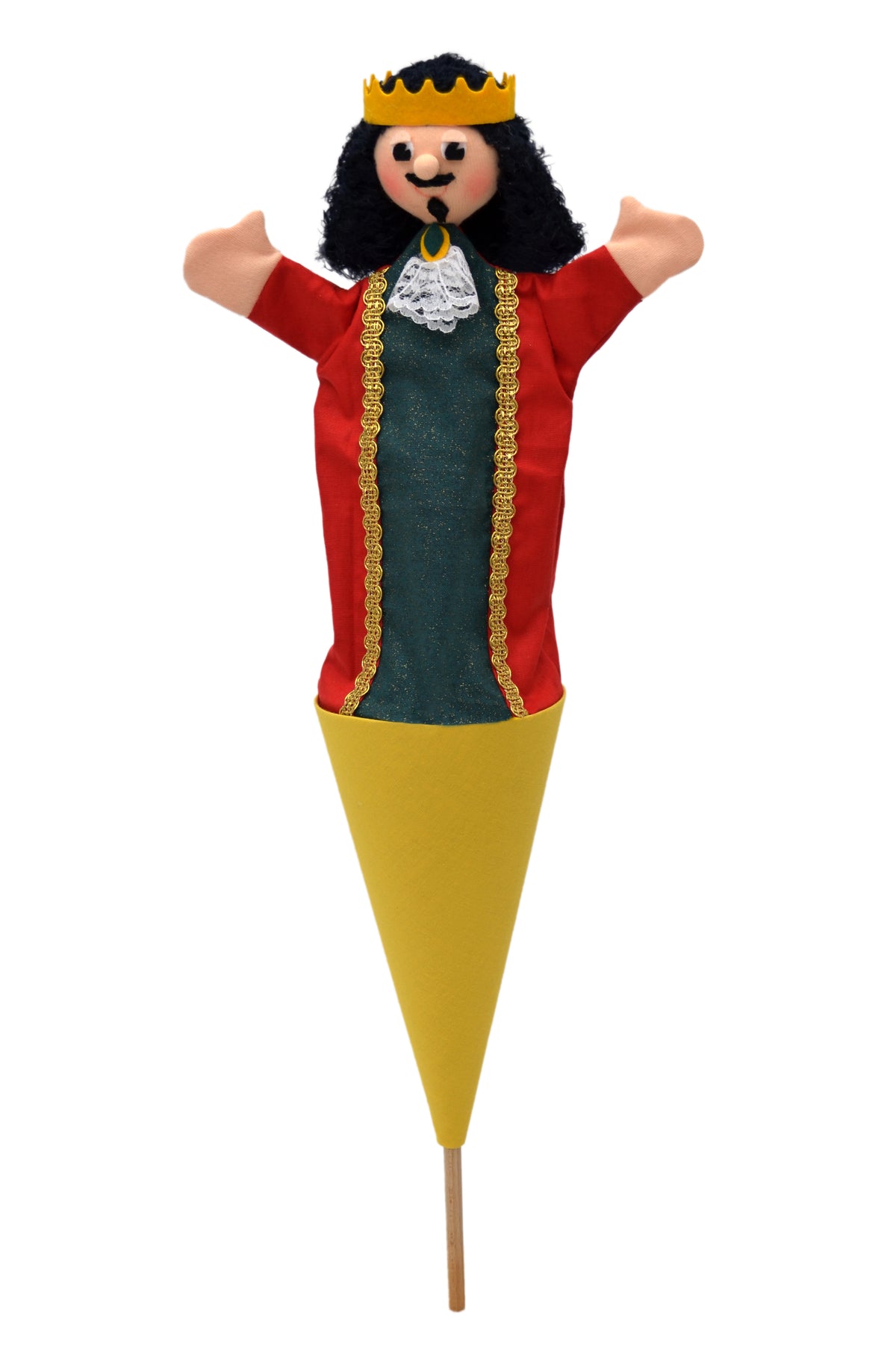 Pop-up Puppet King 54 cm, Multicolour