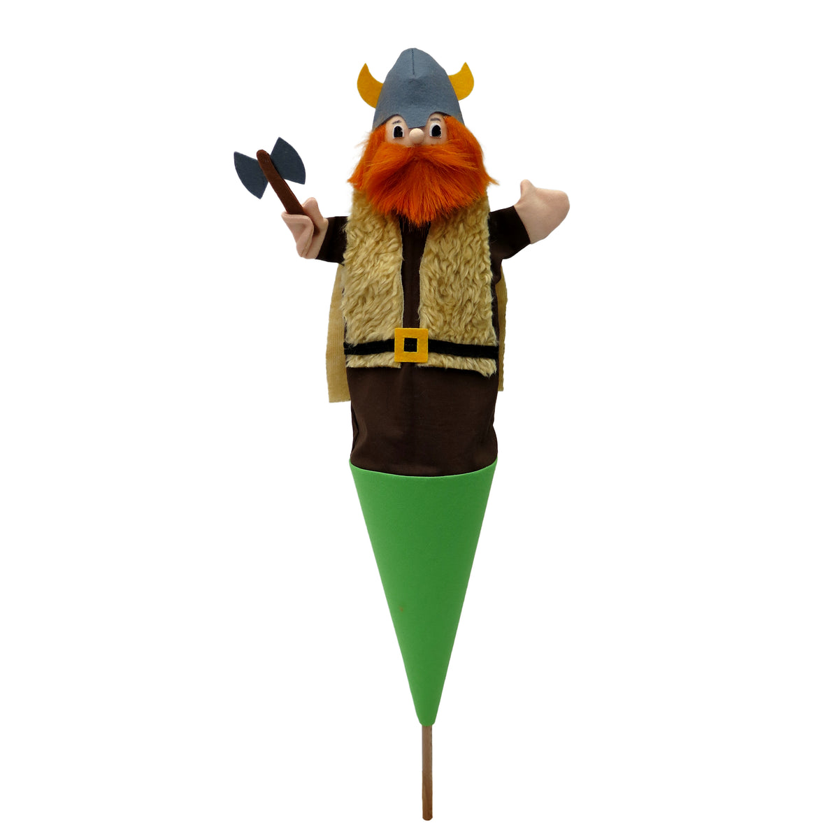 Pop-up Puppet Viking 57 cm, Multicolour Pop-up Puppet - Pintado & Lacado
