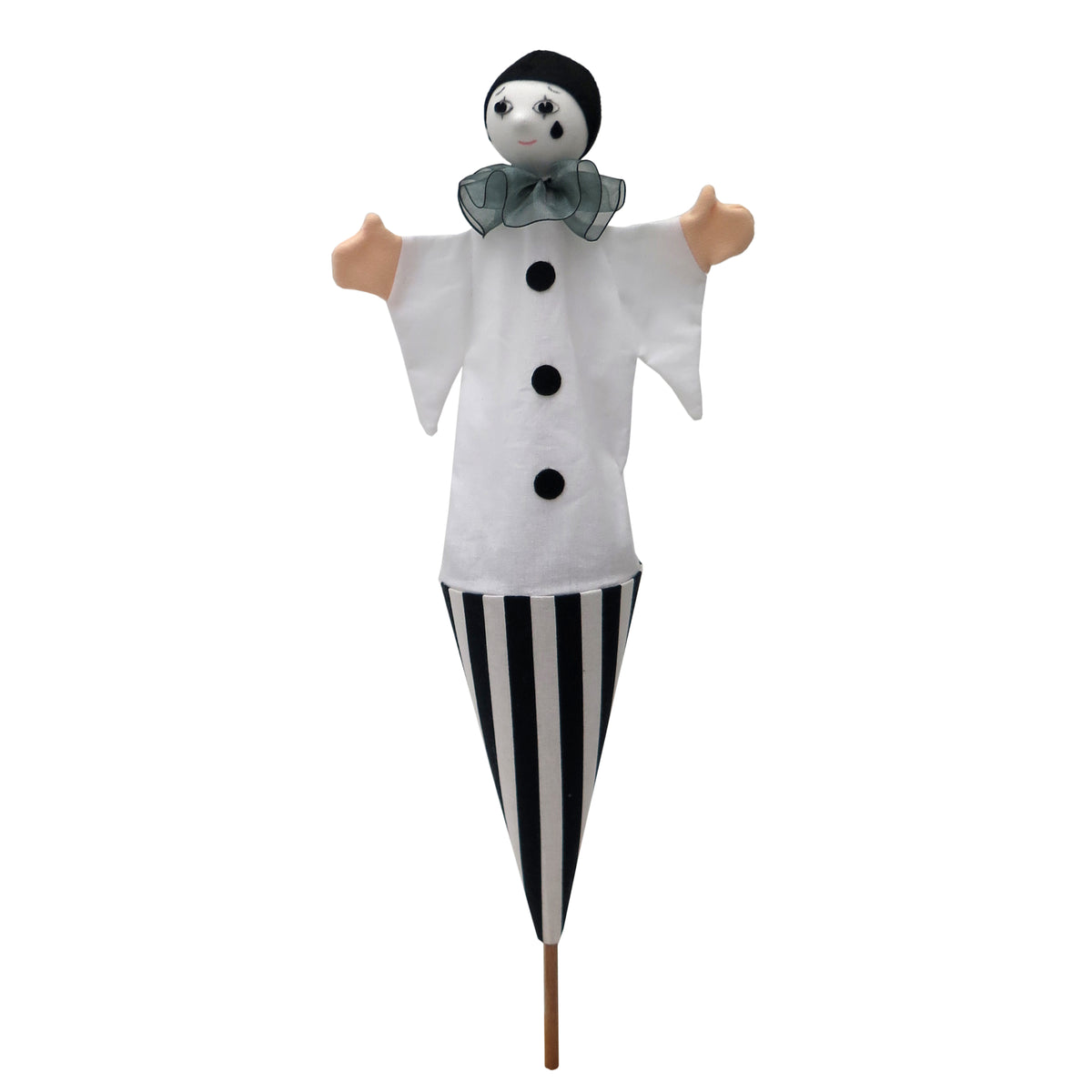 Pop-up Puppet Pierot 54 cm, Multicolour Pop-up Puppet - Pintado & Lacado