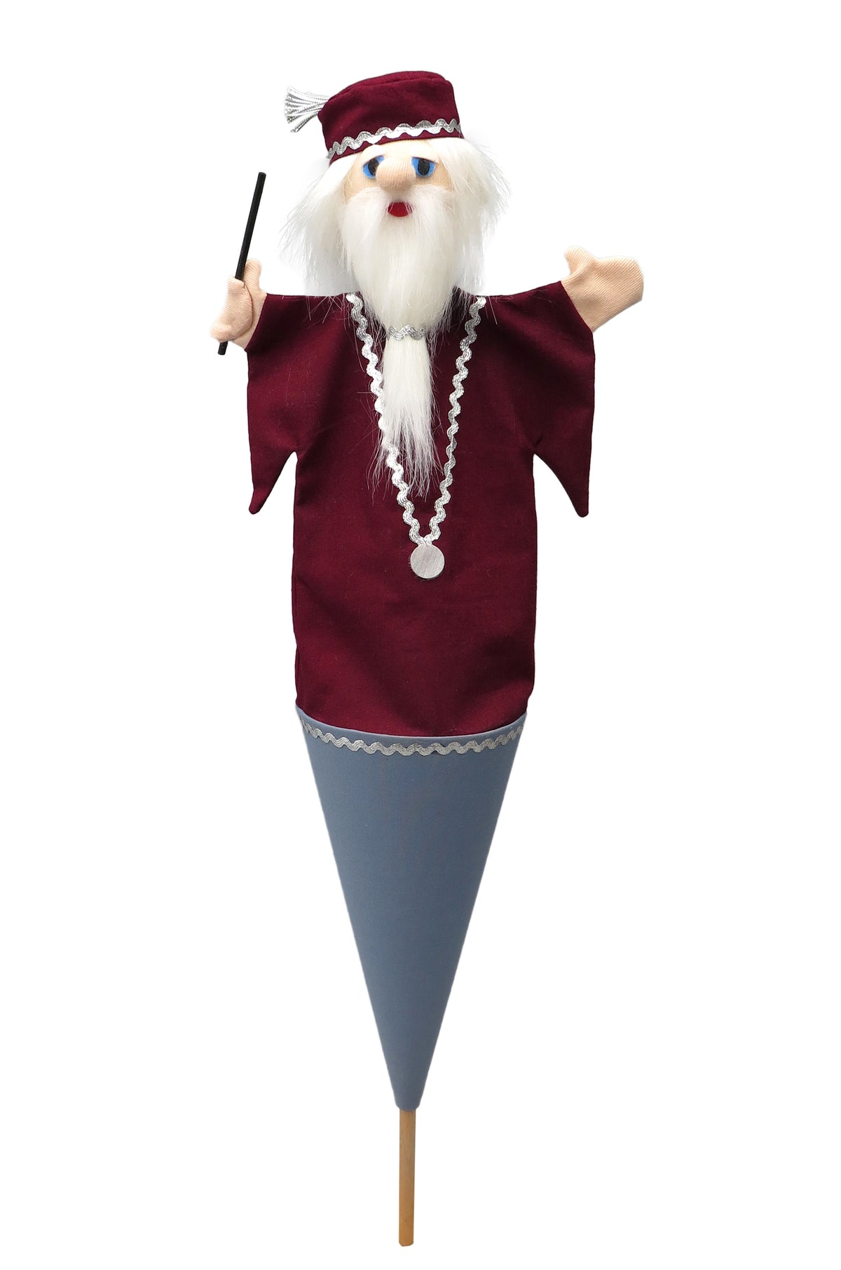 Pop-up Puppet Magician Wizard 55 cm, Multicolour
