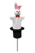 Pop-up Puppet Rabbit in Hat 59 cm, Multicolour Pop-up Puppet - Pintado & Lacado
