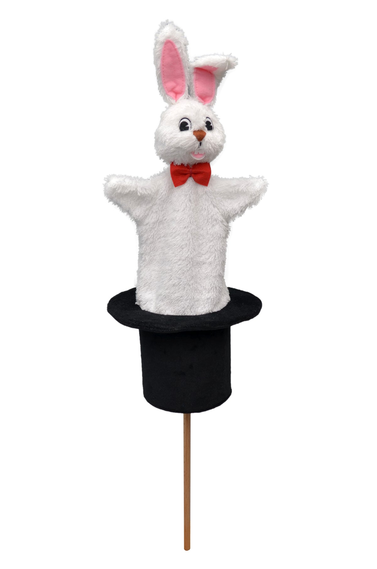Pop-up Puppet Rabbit in Hat 59 cm, Multicolour Pop-up Puppet - Pintado & Lacado