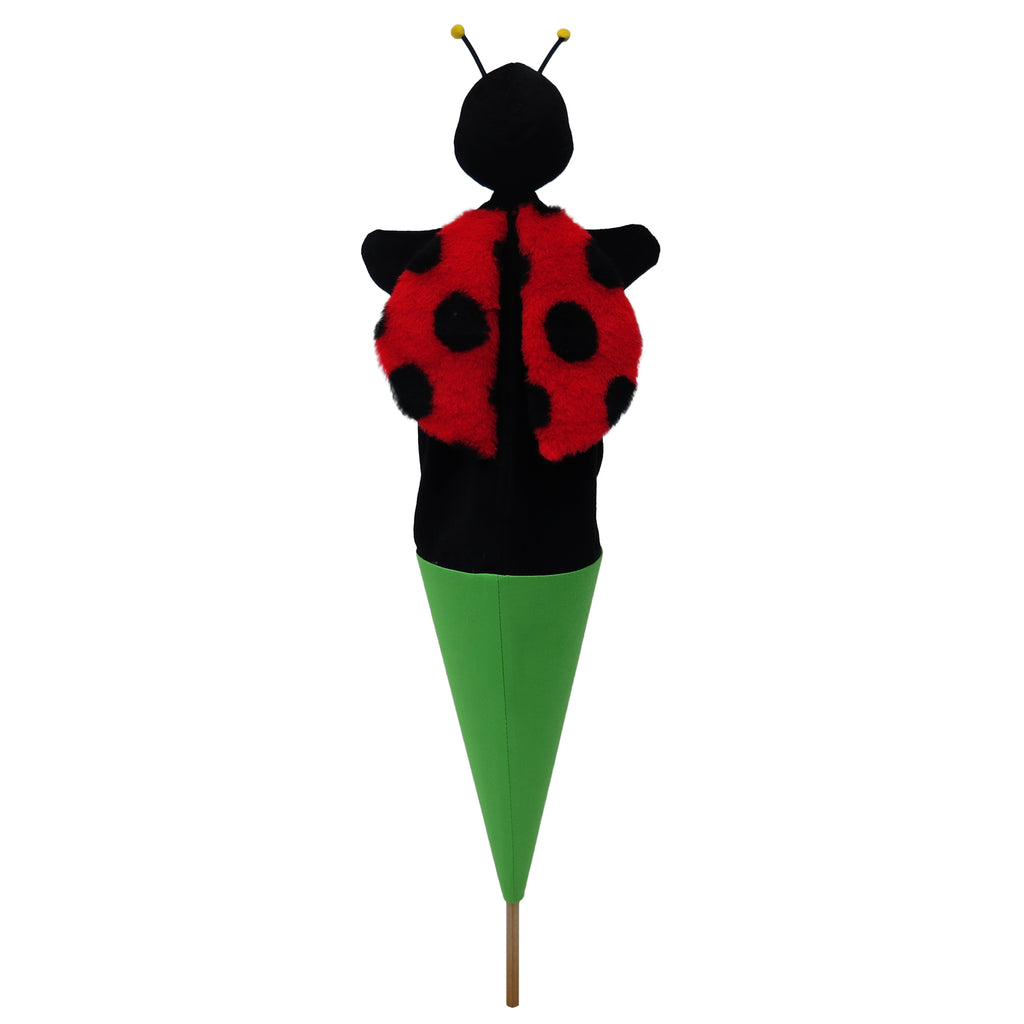 Pop-up Puppet Ladybird 55 cm, Multicolour Pop-up Puppet - Pintado & Lacado