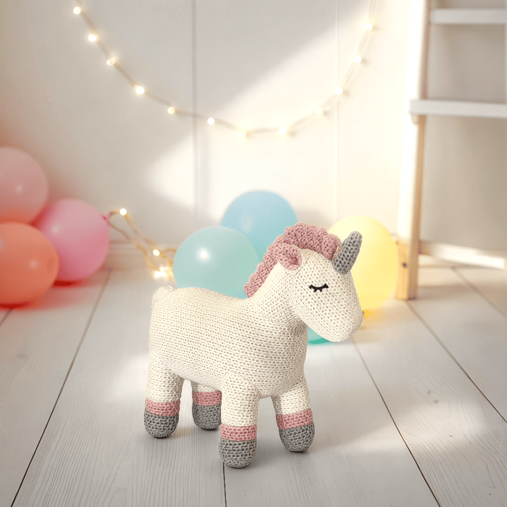 Kuscheltier Häkeltier Einhorn 30 cm Kuscheltier - Pintado & Lacado