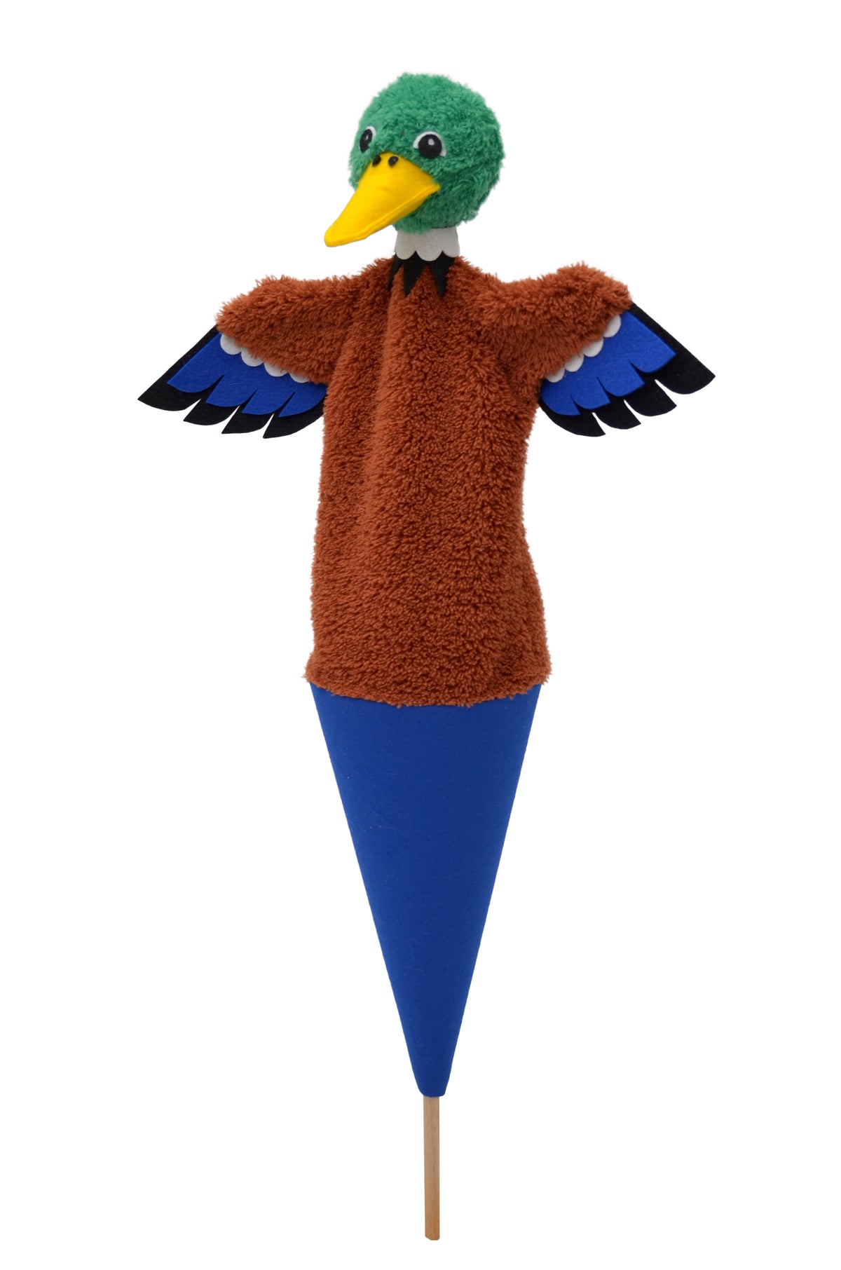 Pop-up Puppet Duck 53 cm, Multicolour Pop-up Puppet - Pintado & Lacado