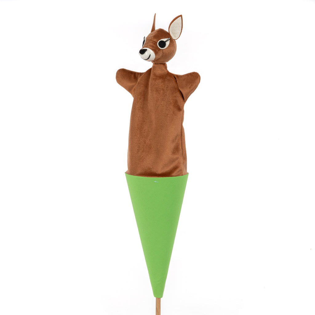 Pop-up Puppet Deer 56 cm, Multicolour Pop-up Puppet - Pintado & Lacado