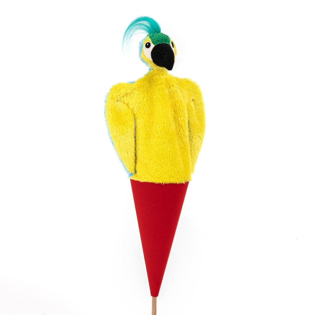Pop-up Puppet Parrot 55 cm, Multicolour Pop-up Puppet - Pintado & Lacado
