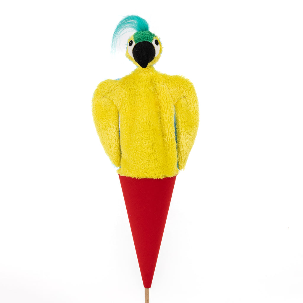 Pop-up Puppet Parrot 55 cm, Multicolour Pop-up Puppet - Pintado & Lacado