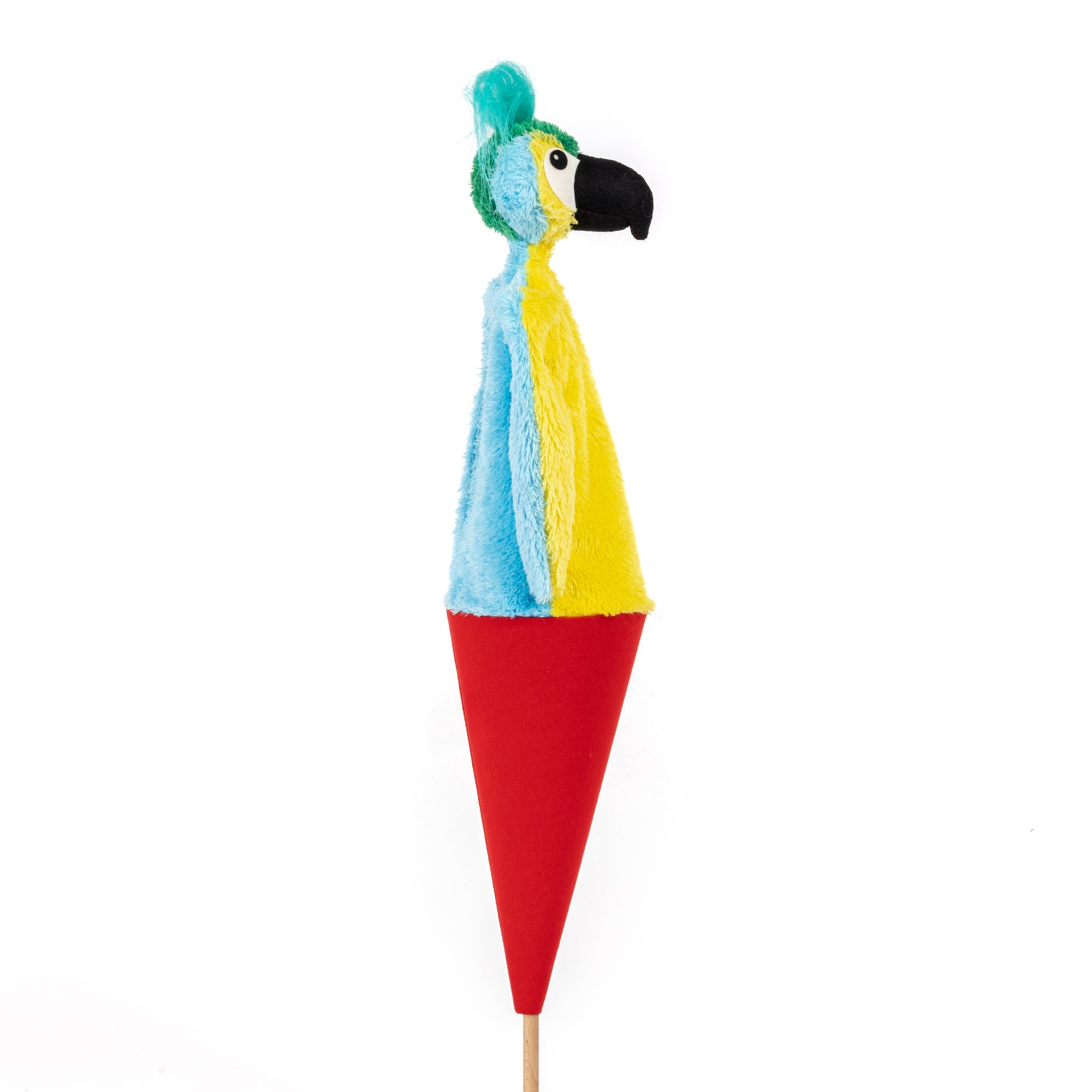 Kornoutková loutka / maňásek Papoušek 55 cm