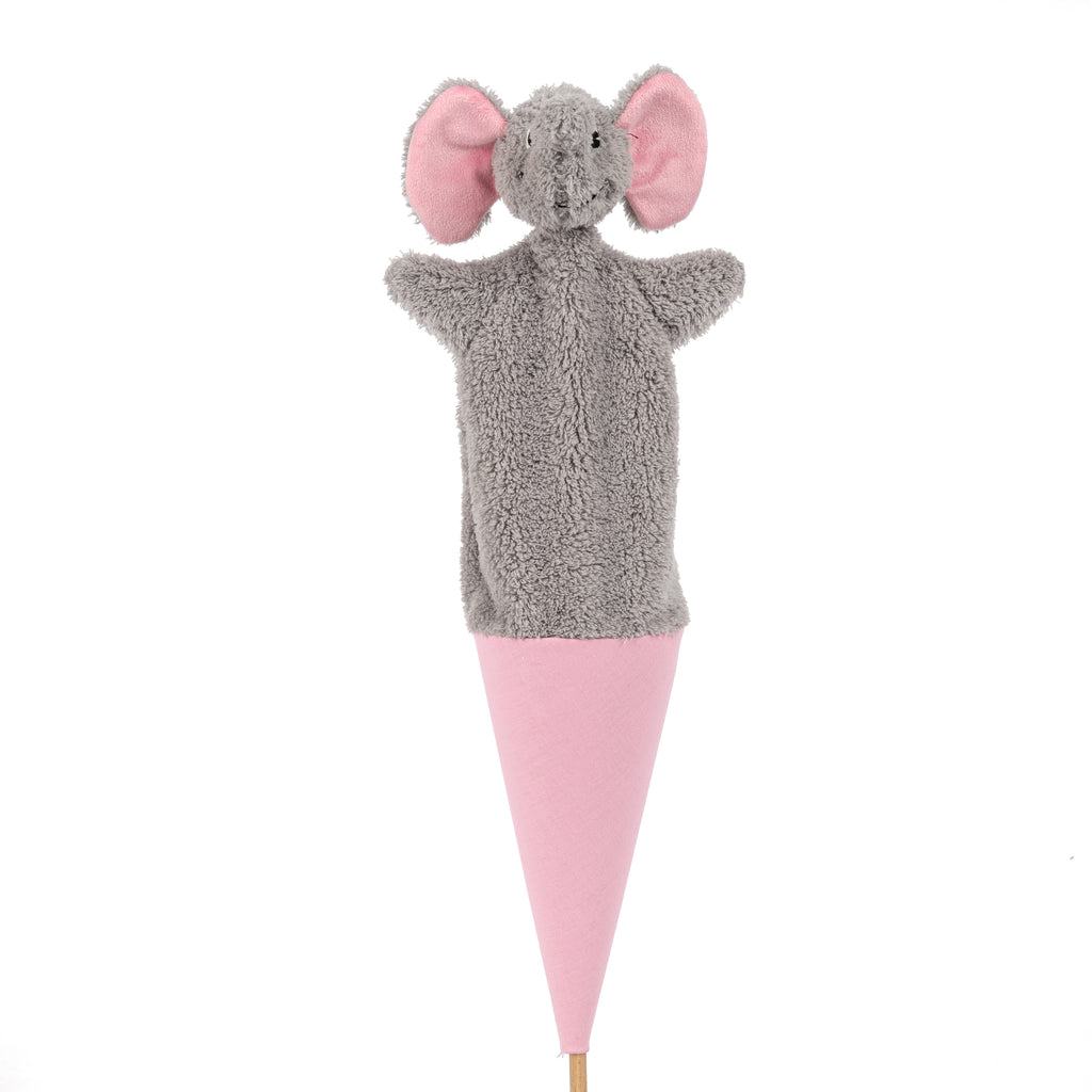Pop-up Puppet Elephant 55 cm, Multicolour Pop-up Puppet - Pintado & Lacado
