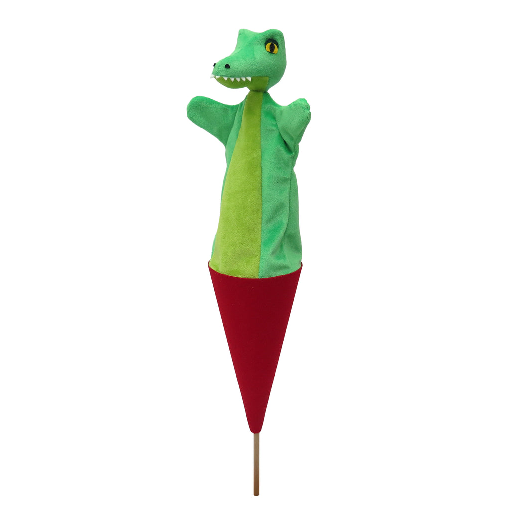 Pop-up Puppet Crocodille 55 cm, Multicolour Pop-up Puppet - Pintado & Lacado