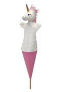 Pop-up Puppet Unicorn 58 cm, Multicolour Pop-up Puppet - Pintado & Lacado