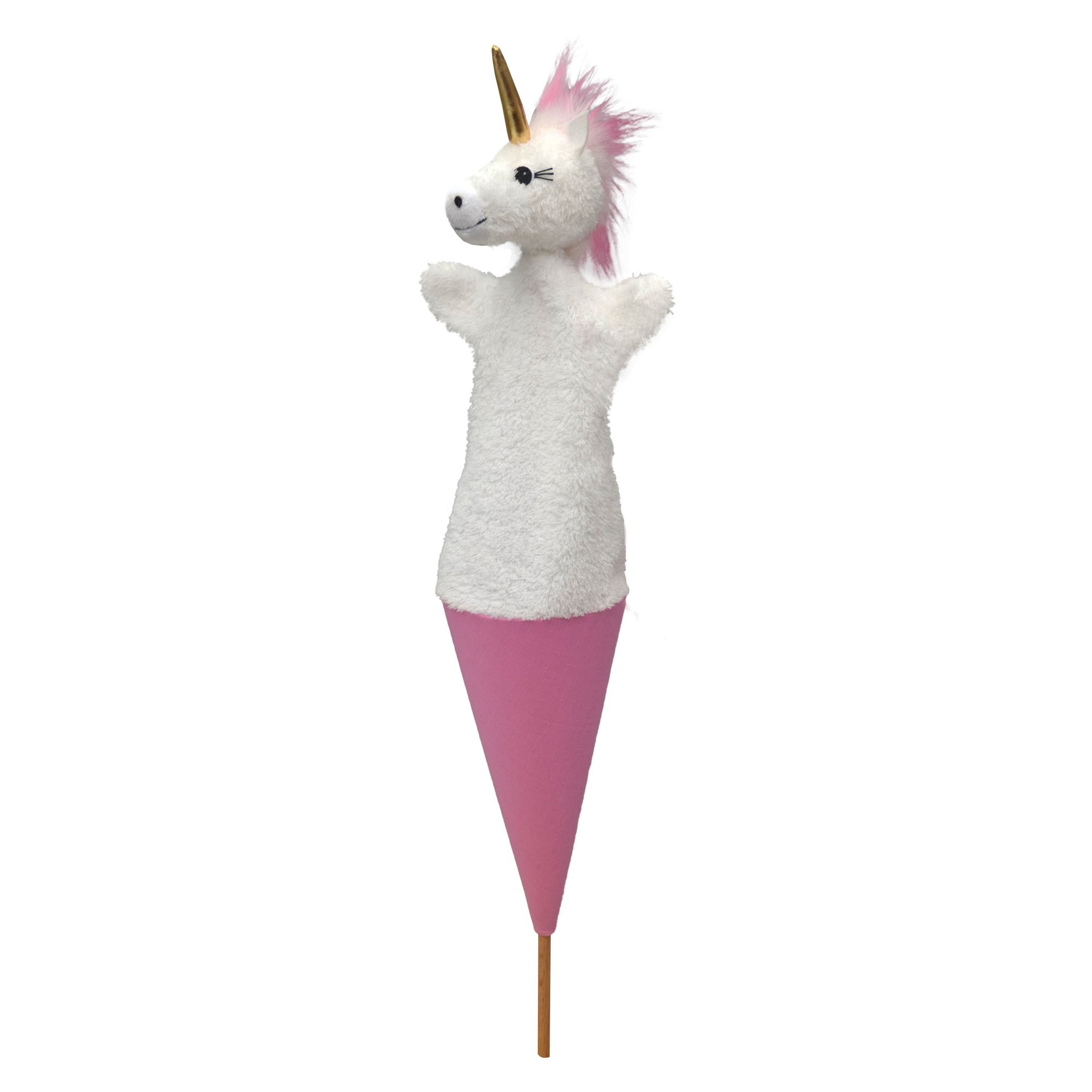 Kornoutová loutka Jednorožec 58 cm
