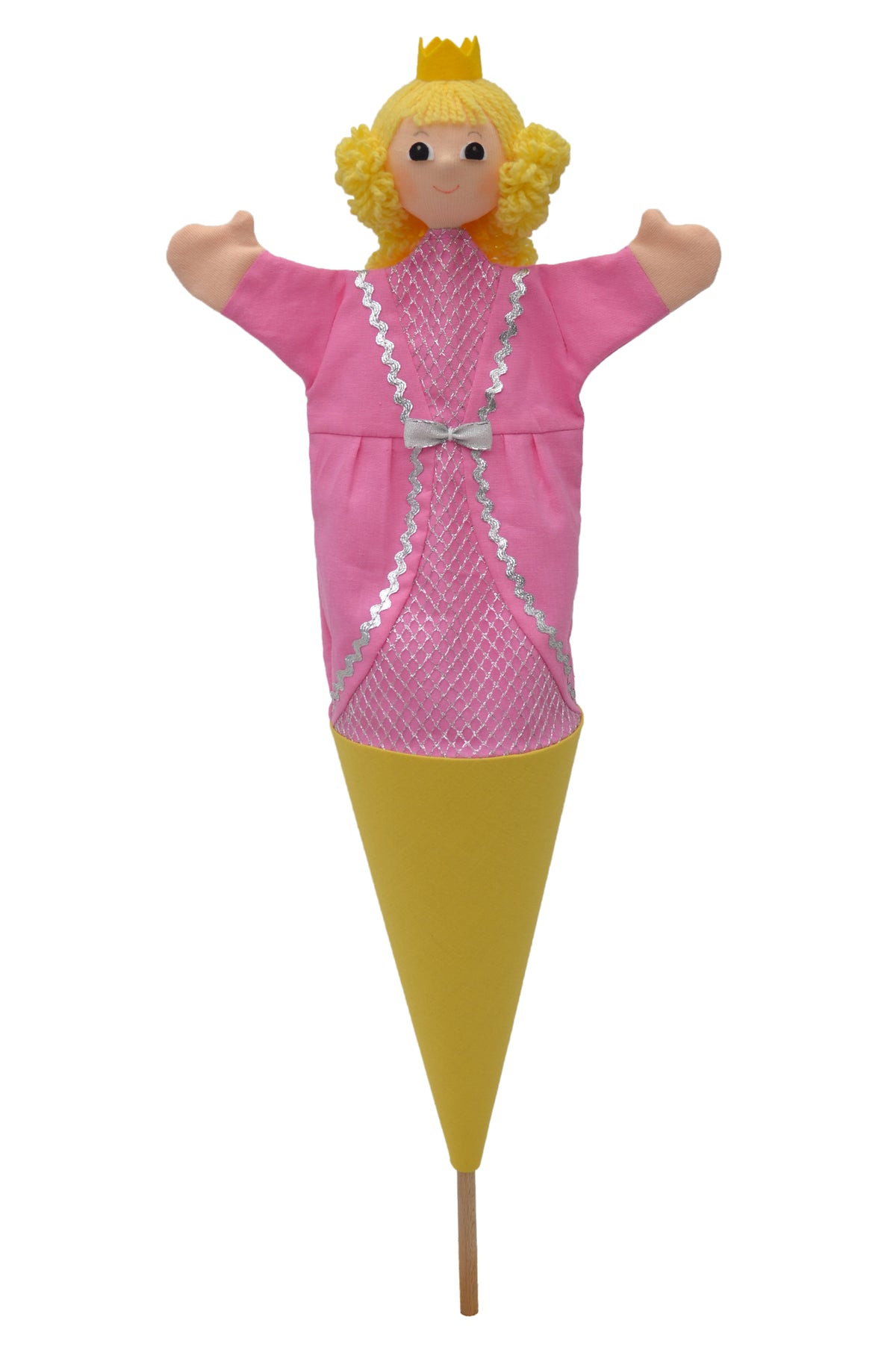 Pop-up Puppet Princess 55 cm, Multicolour Pop-up Puppet - Pintado & Lacado