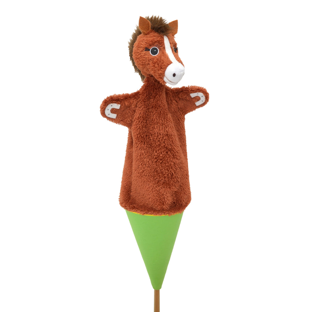 Kornoutová loutka Kůň 55 cm