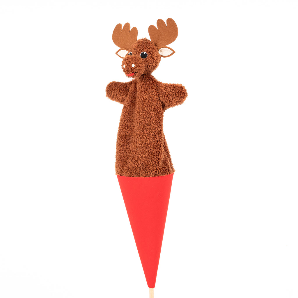 Pop-up Puppet Moose 57 cm, Multicolour Pop-up Puppet - Pintado & Lacado
