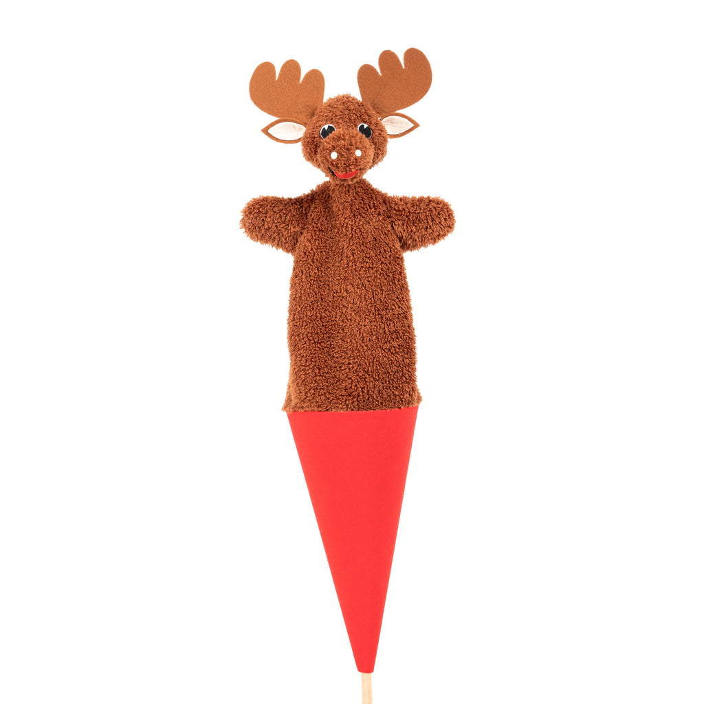 Pop-up Puppet Moose 57 cm, Multicolour Pop-up Puppet - Pintado & Lacado