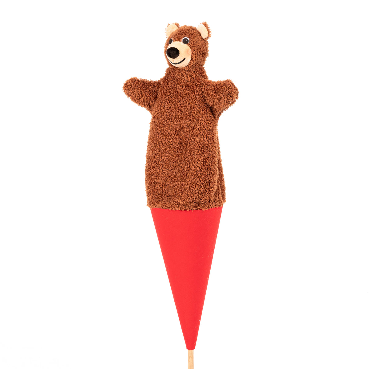 Pop-up Puppet Teddy Bear 54 cm, Multicolour Pop-up Puppet - Pintado & Lacado