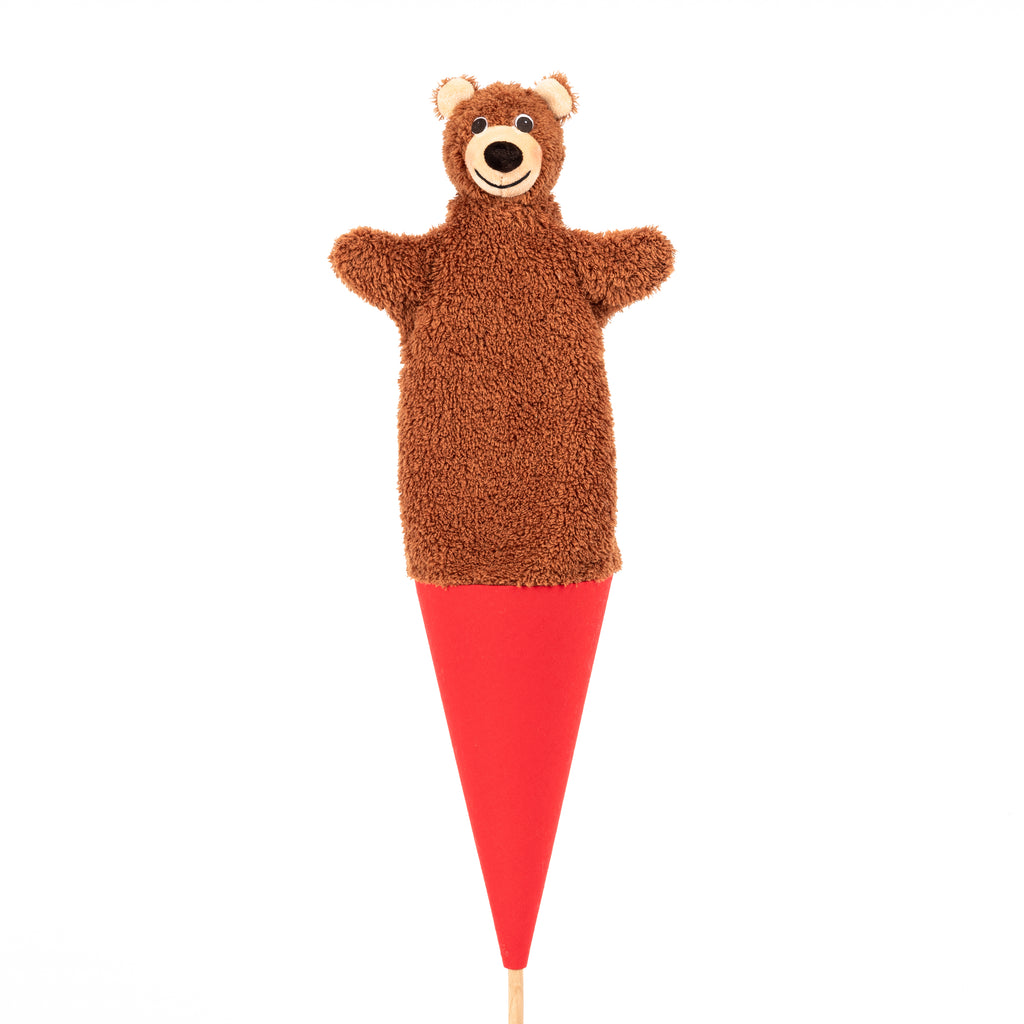 Pop-up Puppet Teddy Bear 54 cm, Multicolour Pop-up Puppet - Pintado & Lacado