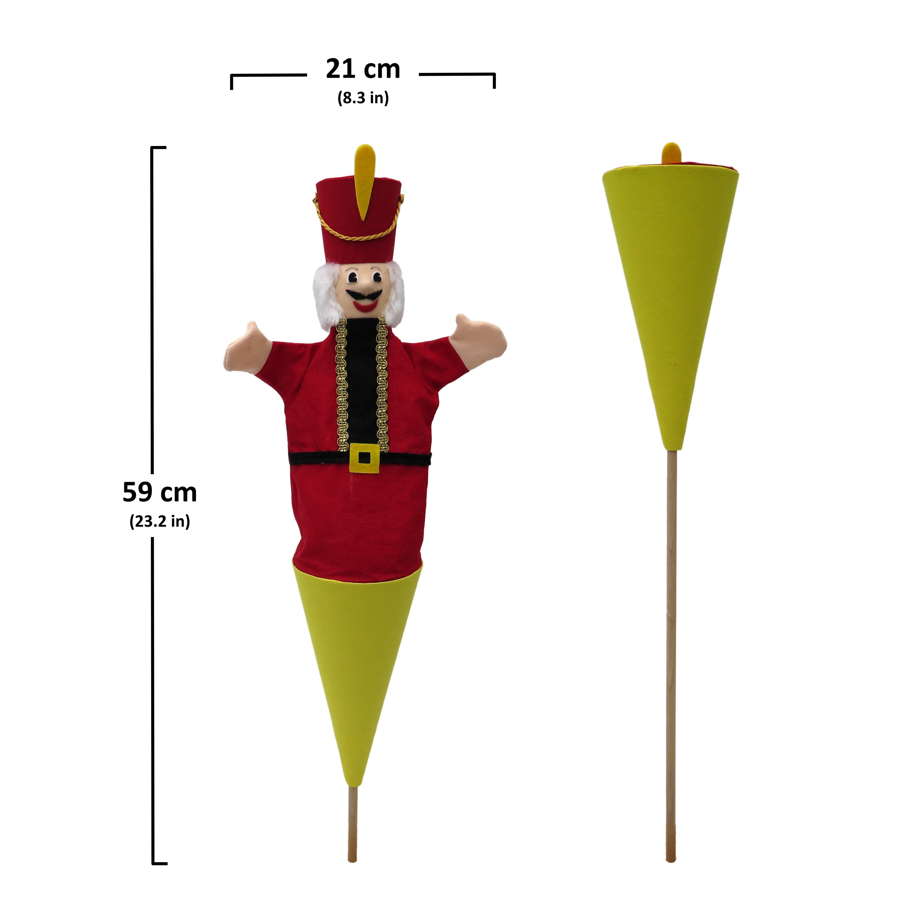 Tütenkasper / Tütenpuppen Nussknacker 59 cm, 11675A