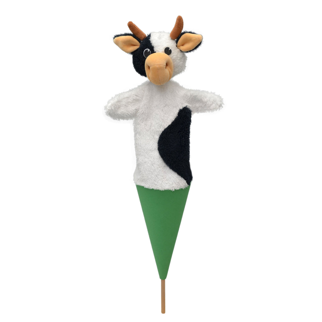 Kornoutová loutka Kráva 57 cm