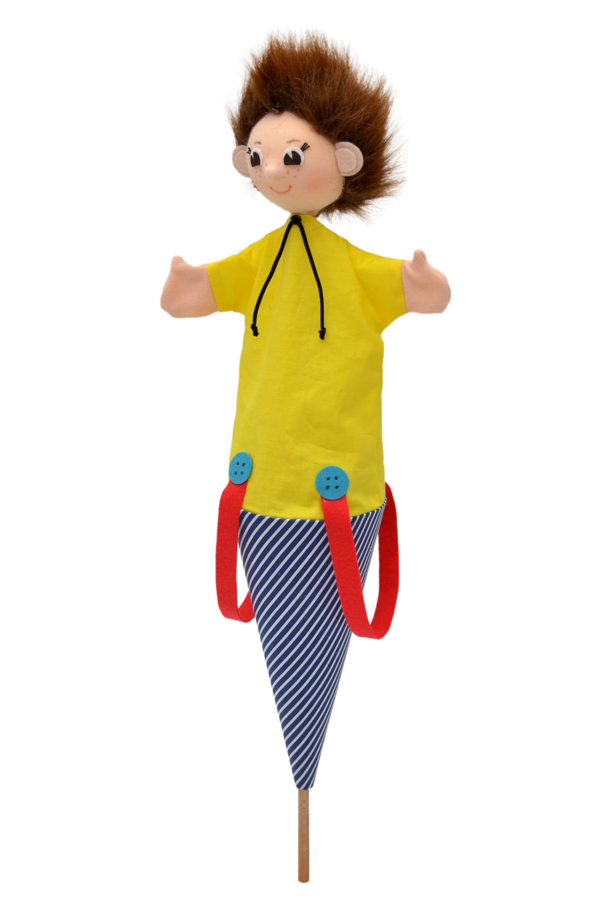 Pop-up Puppet Boy 55 cm, Multicolour Pop-up Puppet - Pintado & Lacado