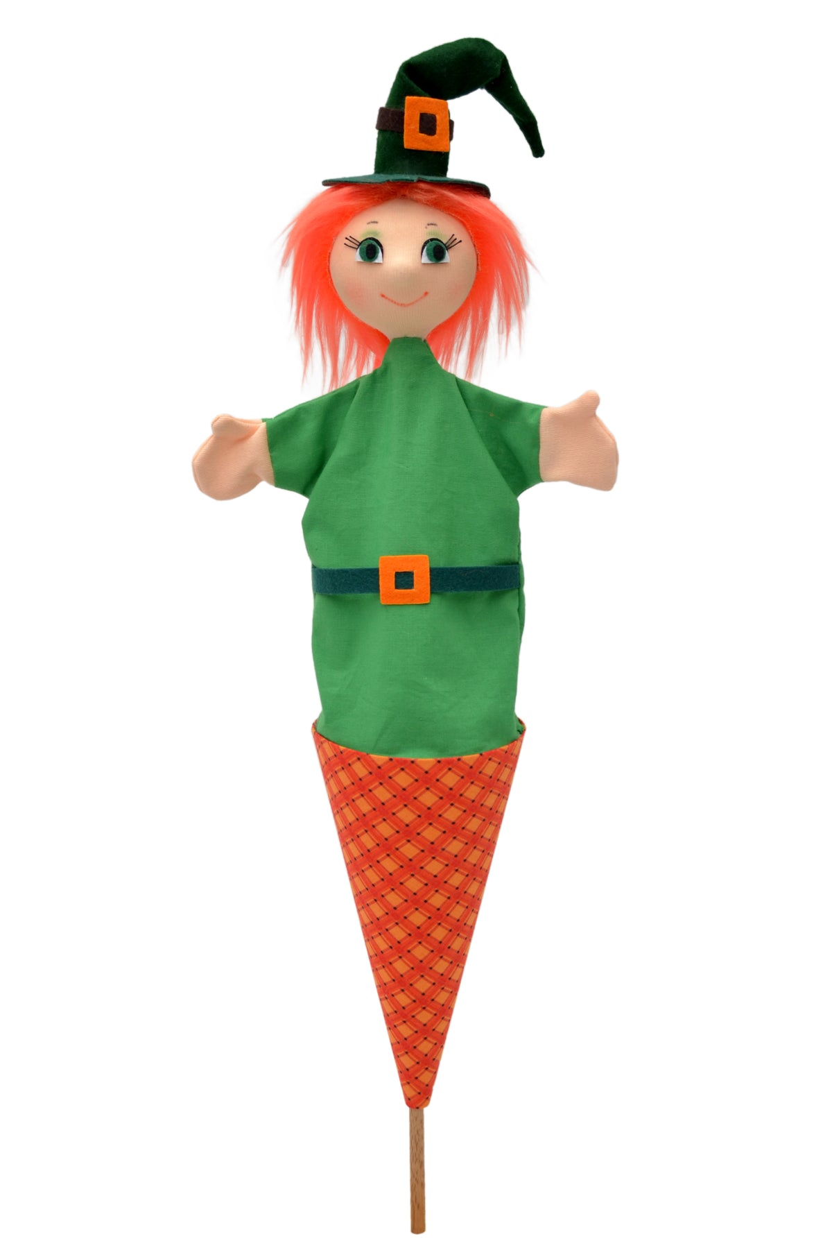 Pop-up Puppet Witch 60 cm, Multicolour Pop-up Puppet - Pintado & Lacado