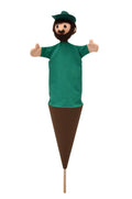 Pop-up Puppet Hunter 55 cm, Multicolour Pop-up Puppet - Pintado & Lacado